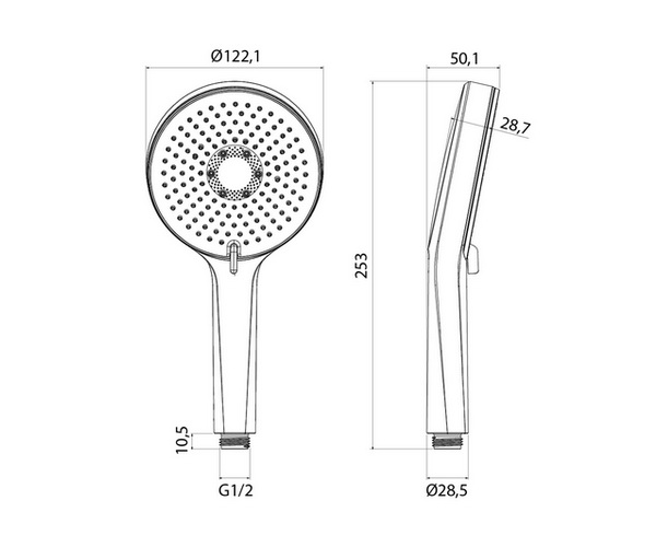 душевая лейка IDDIS OPTIMA HOME